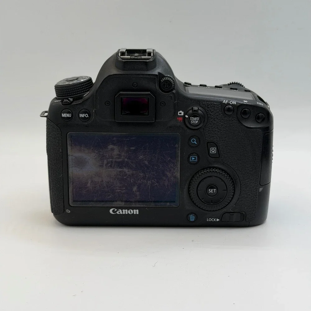 Canon EOS 6D Mark i DSLR Camera Body Black W/ Charger + 3 Batteries 20.2MP WiFi